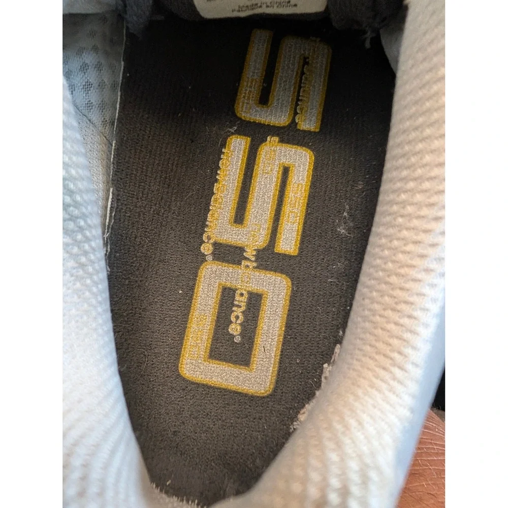 New Balance 550 Womens Grey Silver Yellow Running Shoes WR550GSY Size 8